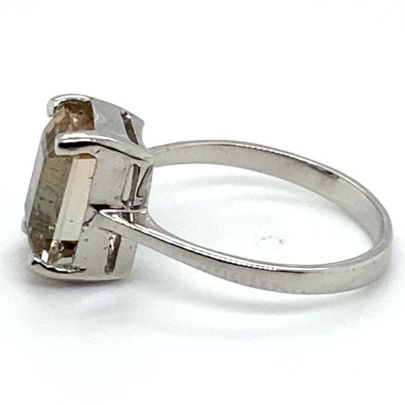 Tourmaline 2.89ct Solid 14K White Gold Ring - Picture 6 of 6